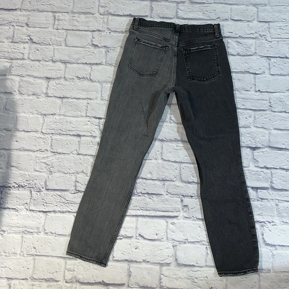 Abercrombie and Fitch The Skinny High Rise Jeans - Two Toned Size 26 - Picture 2 of 4